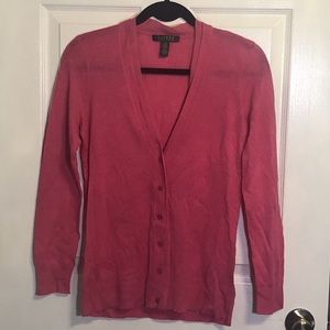 Lauren Ralph Lauren pink cardigan